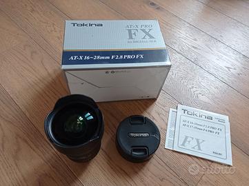Obiettivo Tokina AT-X 16-28mm F2.8 PRO FX x Nikon
