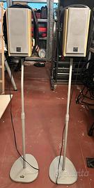 Coppia altoparlanti JVC con supporti