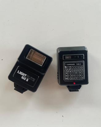 Flash LIGHTBLITZ 160S Vintage coppia funzionante