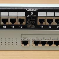 Switch 12 Porte gestito + Rack Patch 24 porte