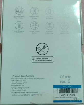aspiratore nasale elettrico per neonati 