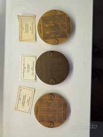 Medaglie commemorative cassa risparmio