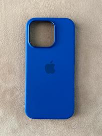 Apple Silicone Case iPhone 16 Pro blu elettrico