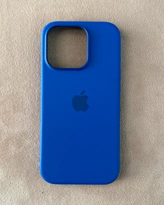 Apple Silicone Case iPhone 16 Pro blu elettrico