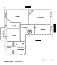 App centro Viareggio 600 m dal mare fino a 8 posti