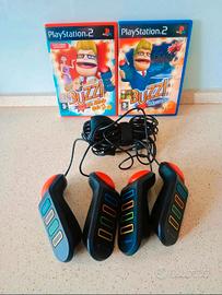 Buzz PS2 con 4 controller e 2 giochi