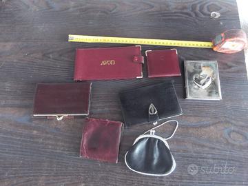 Borsellini, porta assegni, agenda, vintage Avon