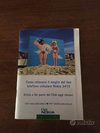 Manuale uso Nokia 3410