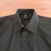 Camicia nera con stampa