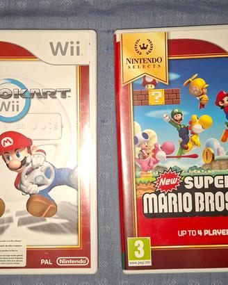 Giochi Wii - Mario Kart + New Super Mario Bros