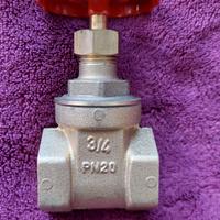 Valvola rubinetto Saracinesca in ottone 3/4 "