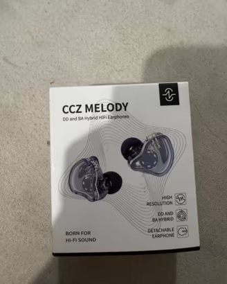 CCZ Melody DD and BA Hybrid HiFi Earphones