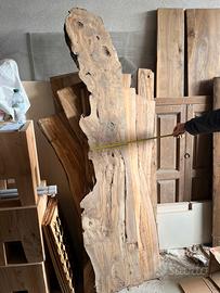 Tavola olivo per progetto resina