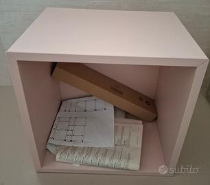 1 CUBOTTO ROSA  Da 34 cm di lato e Prof. 25 cm