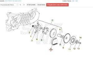 Cinghia variatore Aprilia SR50 R AP8515062