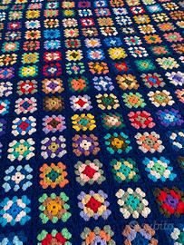 Coperta matrimoniale all’uncinetto