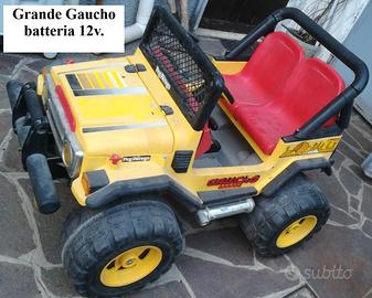Jeep Grande Gaucho giallo Peg Perego a batteria12v