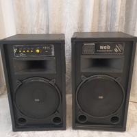 coppia casse audio professionali