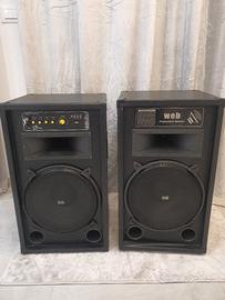 coppia casse audio professionali
