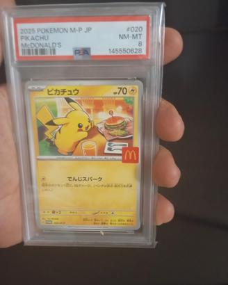 Pikachu promo MC Donald PSA 8