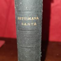 Libro antico del 1899.Ufficio della Settimana Sant