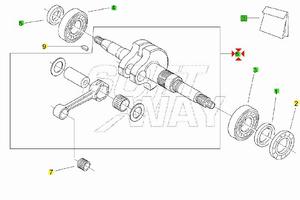 Biella motore Aprilia SR50 Ditech AP5RFR000084