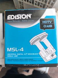 LNB dual feed  13°+9° est oppure 13°+16° est