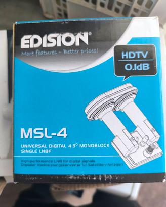 LNB dual feed  13°+9° est oppure 13°+16° est