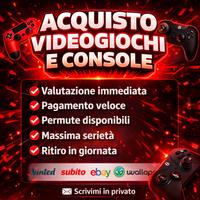 Ritiro Videogiochi e Console Playstation/Nintendo