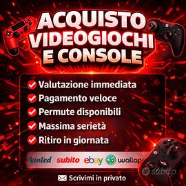 Ritiro Videogiochi e Console Playstation/Nintendo