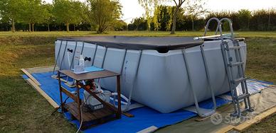 PISCINA BESTWAY POWER STEEL 549cm x 274cm x 122cm