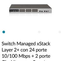 Switch Ethernet 24+2+2 Porte