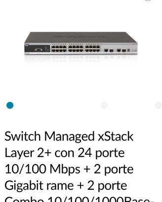 Switch Ethernet 24+2+2 Porte