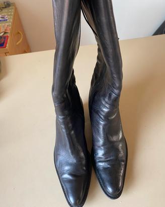Stivali donna pelle n.35