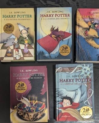 HARRY POTTER - 5 LIBRI NUOVI -  TRATTABILE