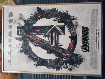 Locandina Avengers originale + cornice