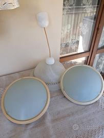 1 lampadario + 2 applique