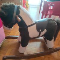 cavallo a dondolo in legno 