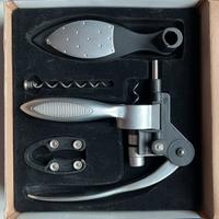 Set cavatappi a leva manuale con pompa