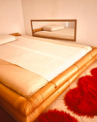 2 futon matrimoniali  di bambu
