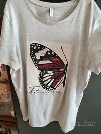 T-shirt Piazza Italia taglia M, nuova, in cotone 