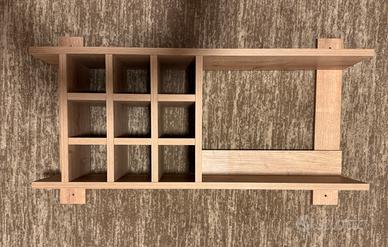 Porta bottiglie vino legno