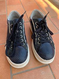 Sneakers Geox Respira bambina blu n. 35