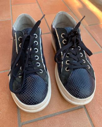 Sneakers Geox Respira bambina blu n. 35