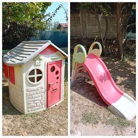 Casetta e scivolo Smoby da giardino