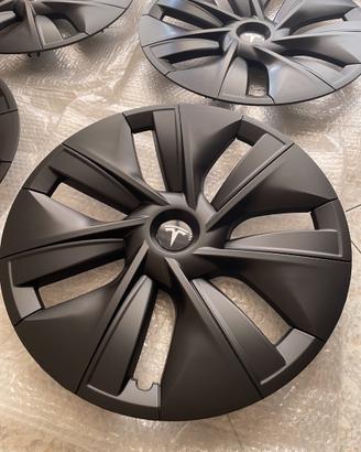 4 copri cerchi Gemini neri - Tesla Model Y 19"