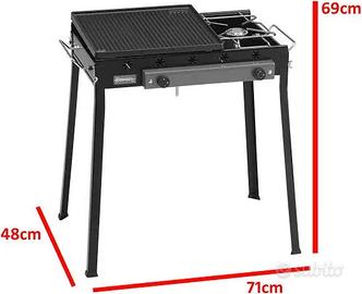 piastra in ghisa combinato Ferraboli