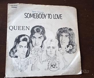 Disco 1976 somebody to love Queen 45 giri