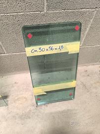 Mensole in cristallo+ 2 in vetro+ radio omaggio!!!