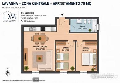 Lavagna trilo arredato e ristrutturato